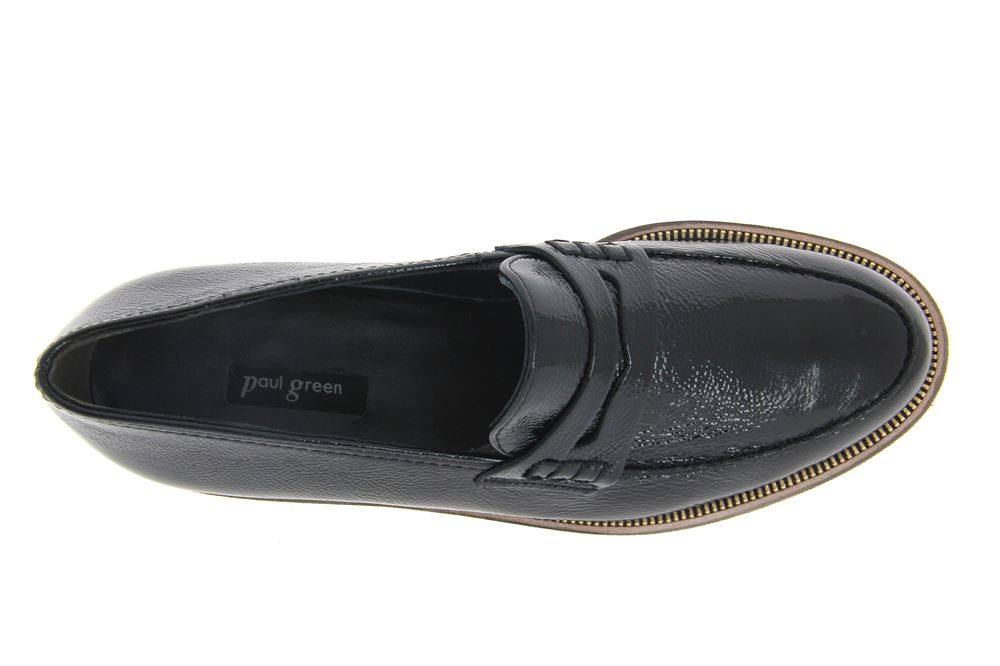Paul Green Slipper KNAUTSCHLACK SCHWARZ (40)