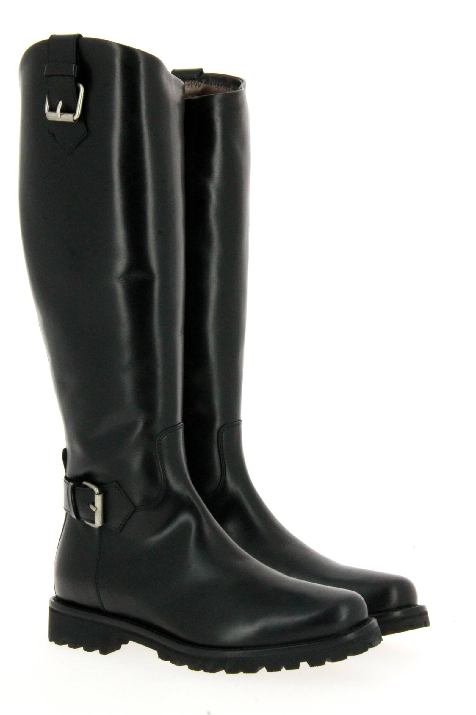 dirndl + bua Reiterstiefel gefüttert VITELLO NERO (39)