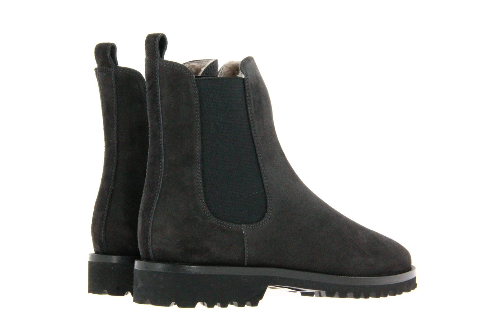 Unützer Chelsea Boots gefüttert VELOUR ASPHALTO (40)