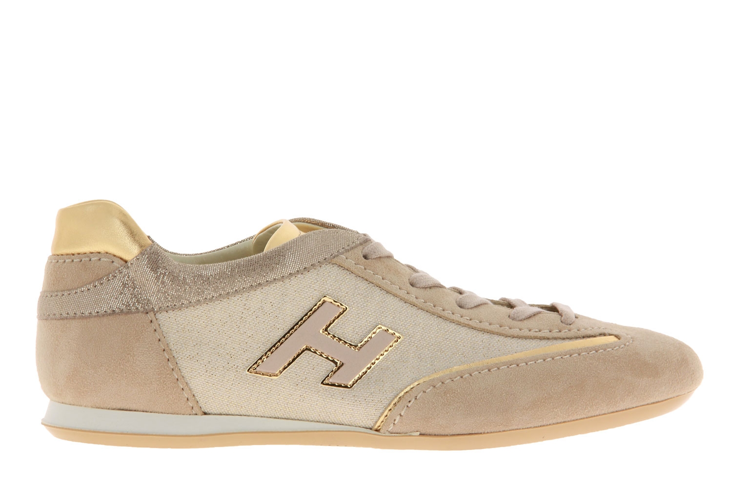 Hogan Sneaker OLYMPIA H FLOCK BEIGE GOLD (41½)