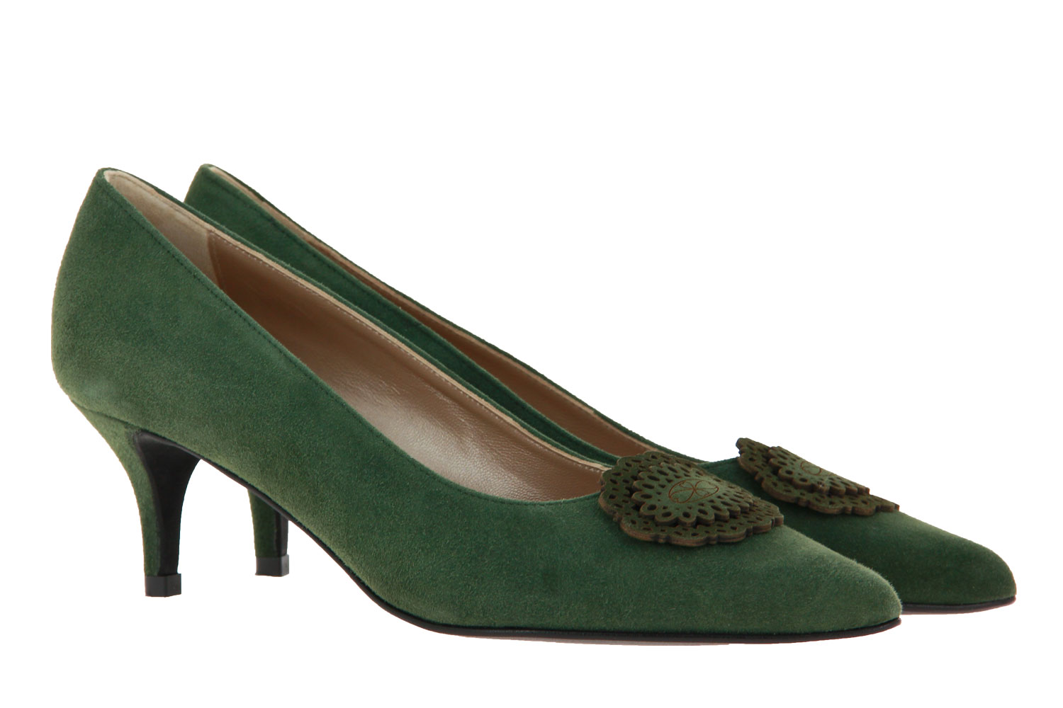 Dirndl + Bua Pumps ZIEGENVELOUR MOOS (37½) Dirndl + Bua Pumps ZIEGENVELOUR MOOS (37½)