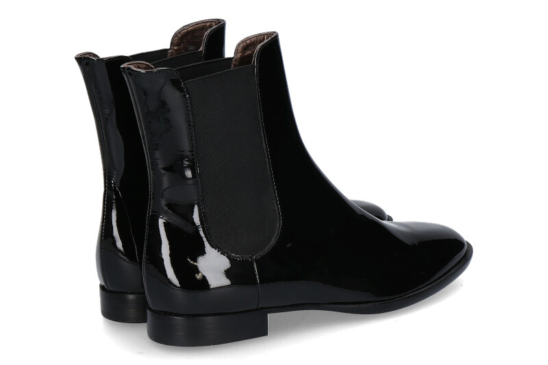 Attilio Giusti Leombruni Chelsea Boots VERNICE NERO (39½)