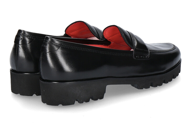 Pas de rouge Slipper MARTA NAPPA NERO (37 )