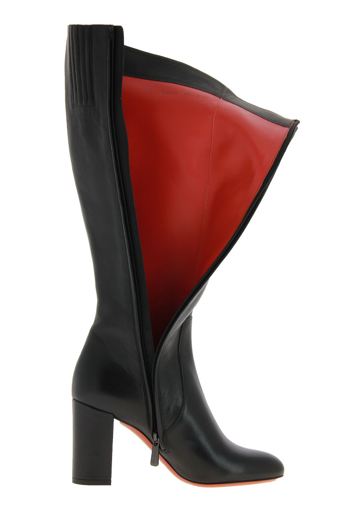 Santoni Stiefel NAPPA NERO (39)