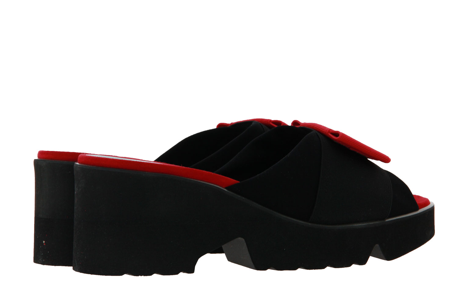 Thierry Rabotin Pantolette BALTIC CAMOSCIO NERO ROSSO (42)