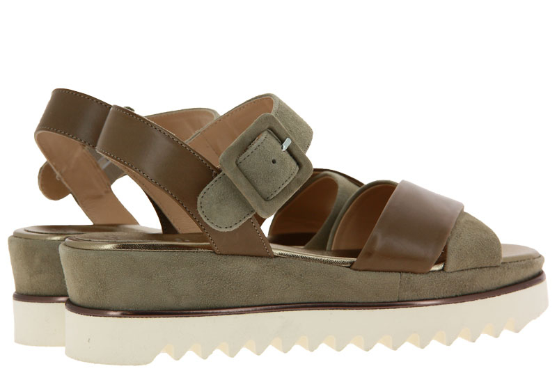 Luca Grossi Sandale CAMOSCIO KAKI (38)