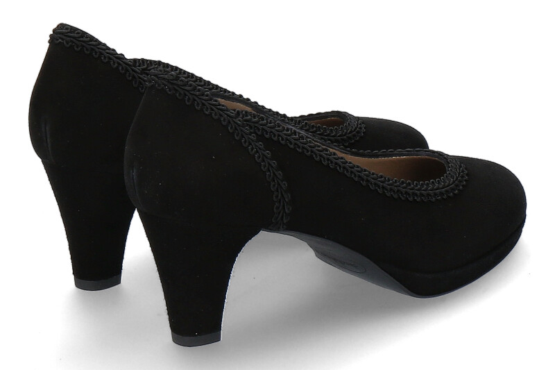 Dirndl + Bua Pumps ZIEGENVELOUR SCHWARZ (37 ) Dirndl + Bua Pumps ZIEGENVELOUR SCHWARZ (37 )