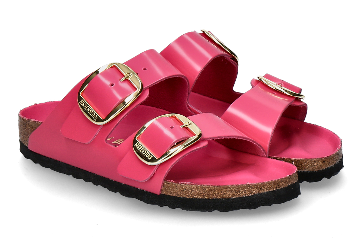 Birkenstock Pantolette ARIZONA SCHMAL BIG BUCKLE- high shine fuchsia tulip/ pink