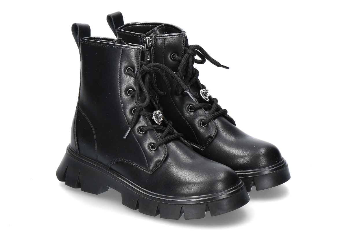 Primigi Mädchen- Stiefelette RANDY gefüttert- nero/ schwarz