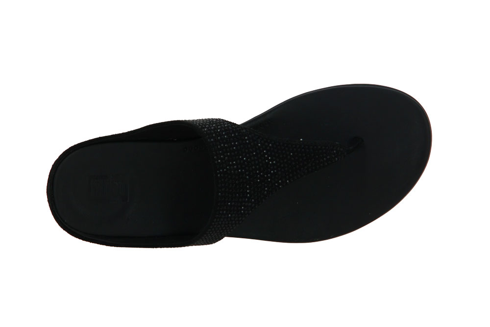 Fitflop Pantolette BANDA CRYSTALLED BLACK (38)