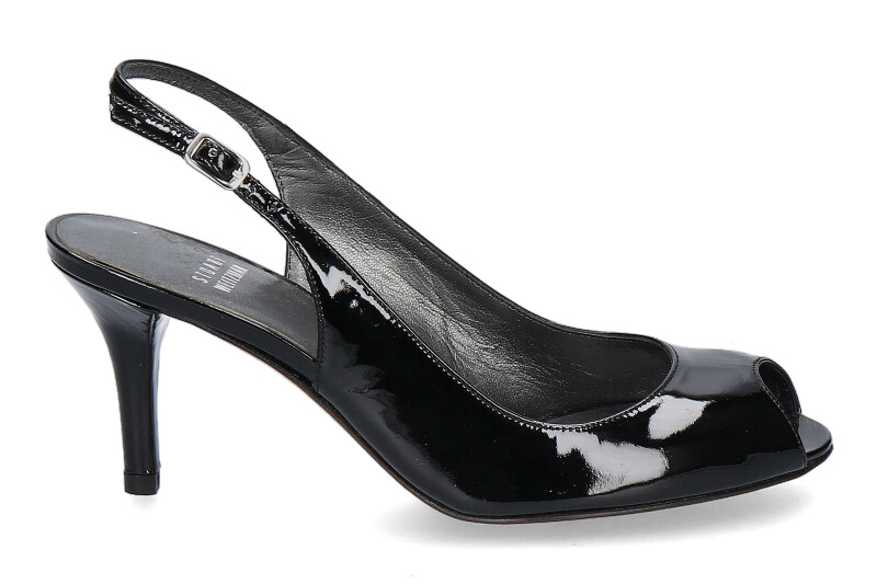 Stuart Weitzman Sandale SLINKY BLACK PATENT (37 )