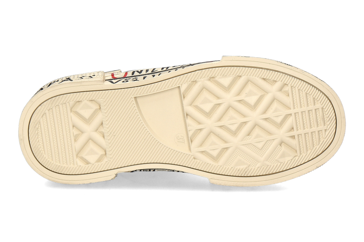 Nan-Ku Couture High Top Sneaker gefüttert SKATER SMILEY - beige_232400156_4 Nan-Ku Couture High Top Sneaker gefüttert SKATER SMILEY - beige_232400156_4