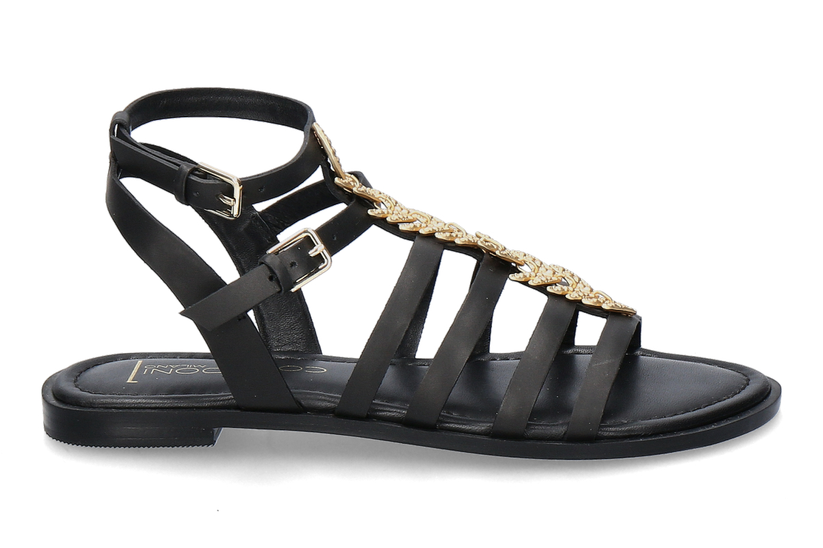 Corridoni 1 Milano Damen- Sandale 8564- schwarz/ black