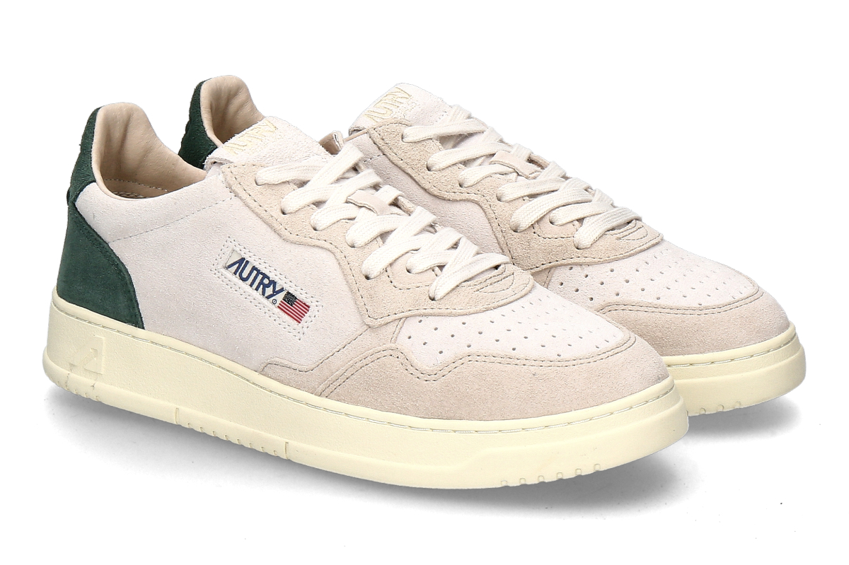 Autry Herren- Sneaker MEDALIST SUEDE TS19- sand/ green Autry Herren- Sneaker MEDALIST SUEDE TS19- sand/ green