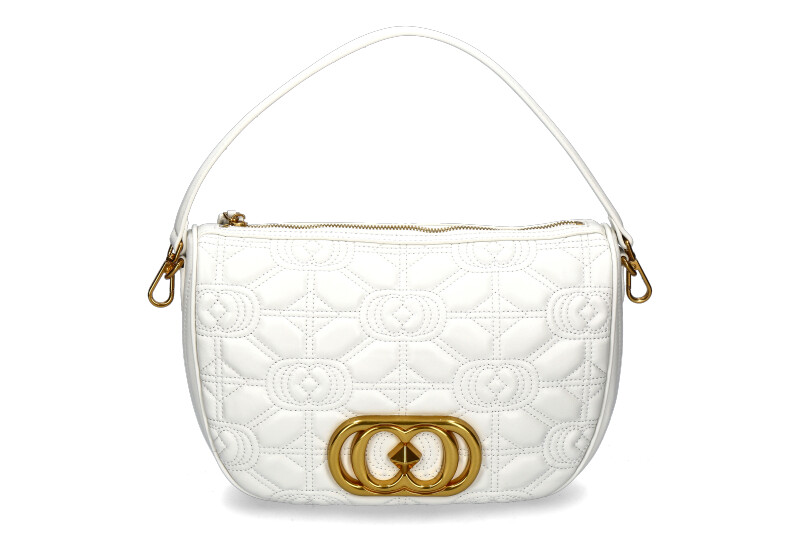 La Carrie Schultertasche LEATHER WHITE