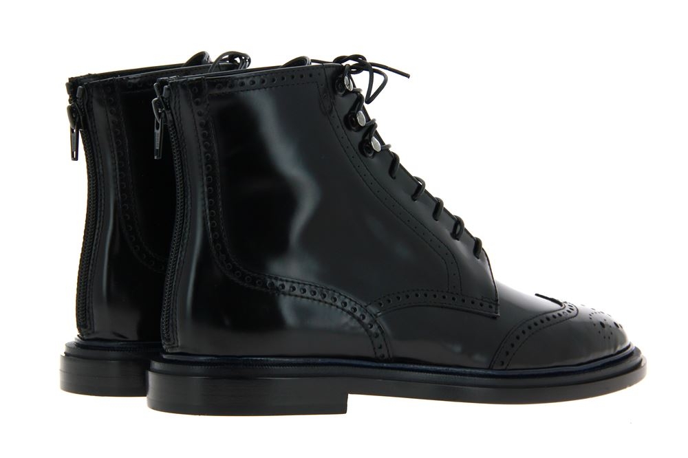 Attilio Giusti Leombruni Stiefelette GLATTLEDER SCHWARZ BLAU (36) Attilio Giusti Leombruni Stiefelette GLATTLEDER SCHWARZ BLAU (36)