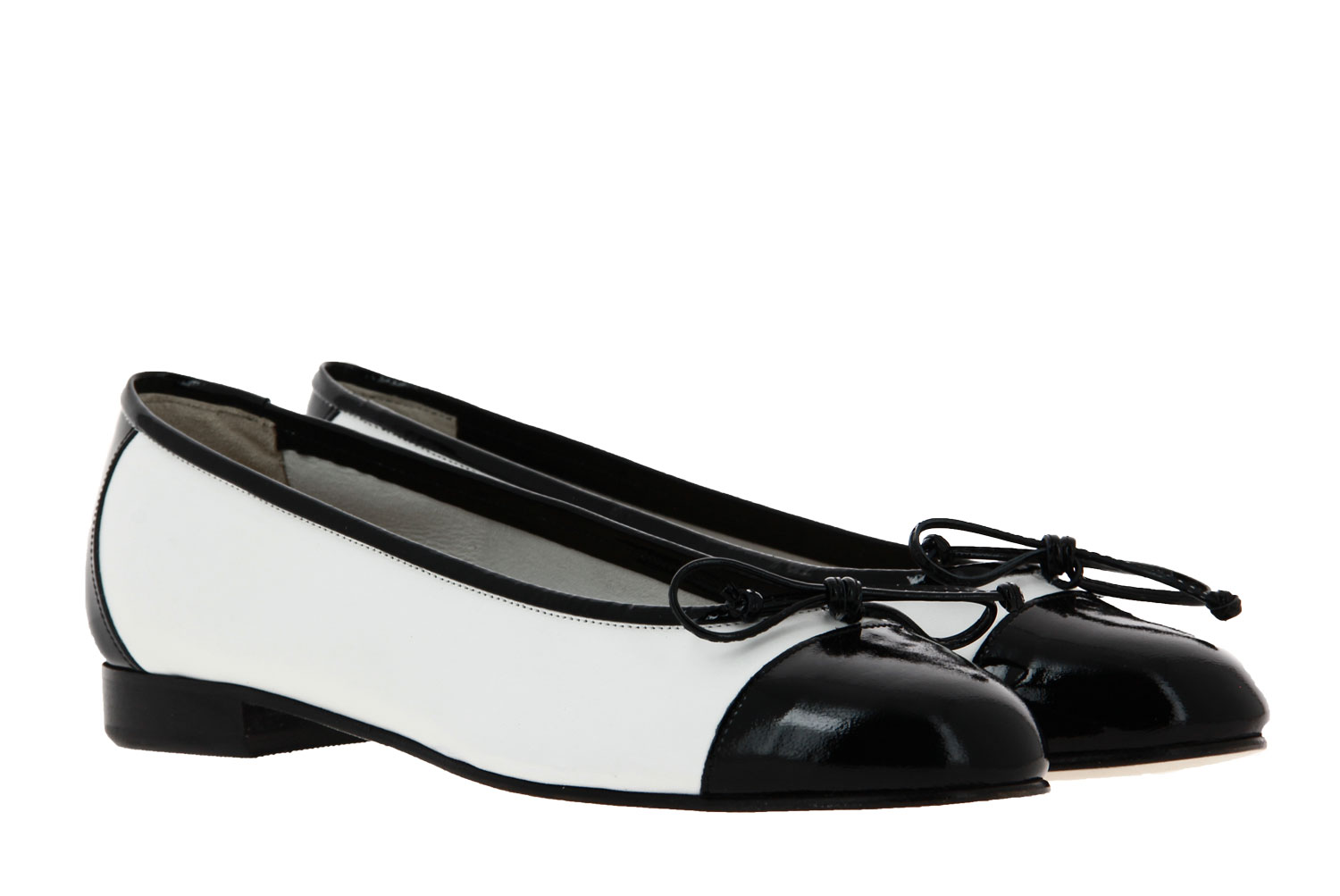 Gabriele Ballerina DOLLY VERNICE NERO NAPPA BIANCO (39)