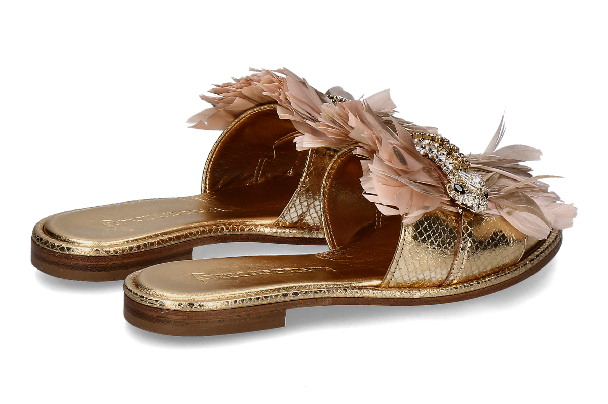 Paola Fiorenza Pantolette COBRA LAME LEGNO- gold_271900150_2