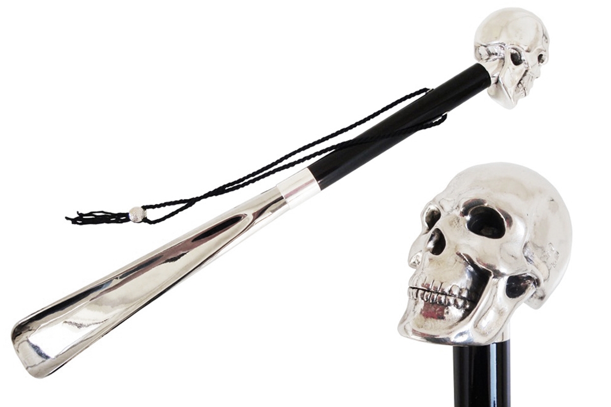 Pasotti Schuhanzieher SILVER SKULL
