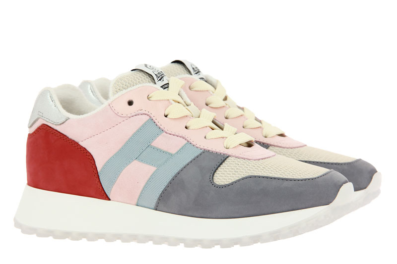 Hogan Sneaker NASTRO NUBUK GREY VELOUR ROSE (39½)
