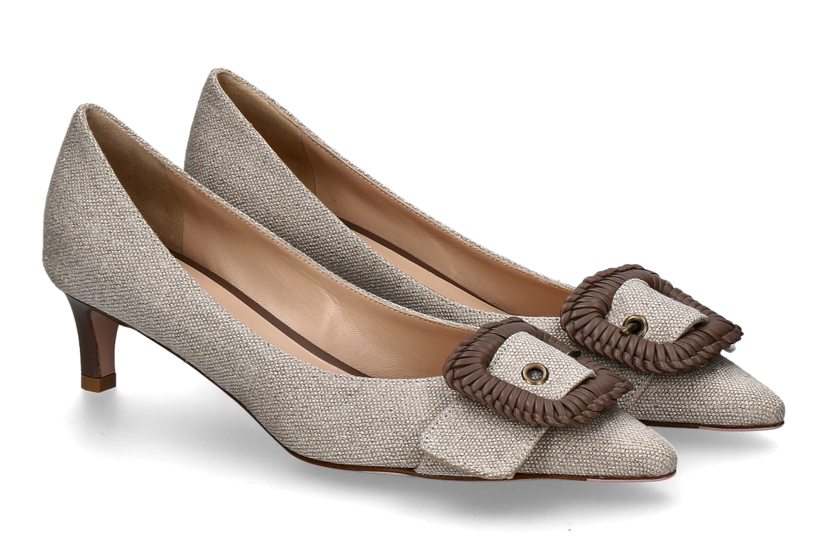 Roberto Festa Pumps SIRIO PANAMA LINO- beige/ braun