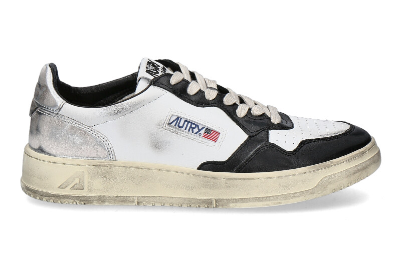 Autry Herren-Sneaker SUPER VINTAGE SV11- white/black/silver