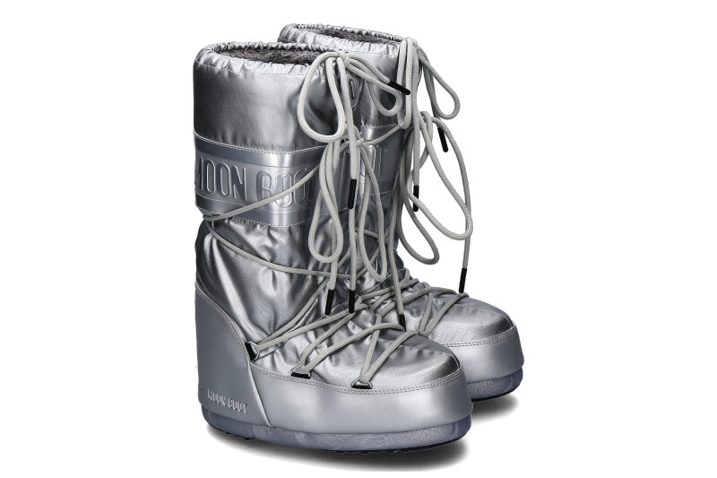 Moon Boot Snowboot CLASSIC PLUS METALLIC SILVER (42-44)