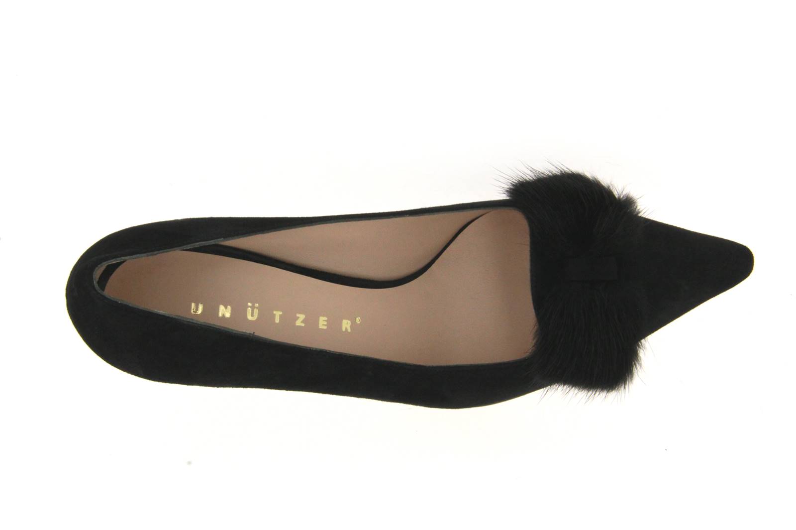 Unützer Pumps CAMOSCIO VELUKID NERO (37 )