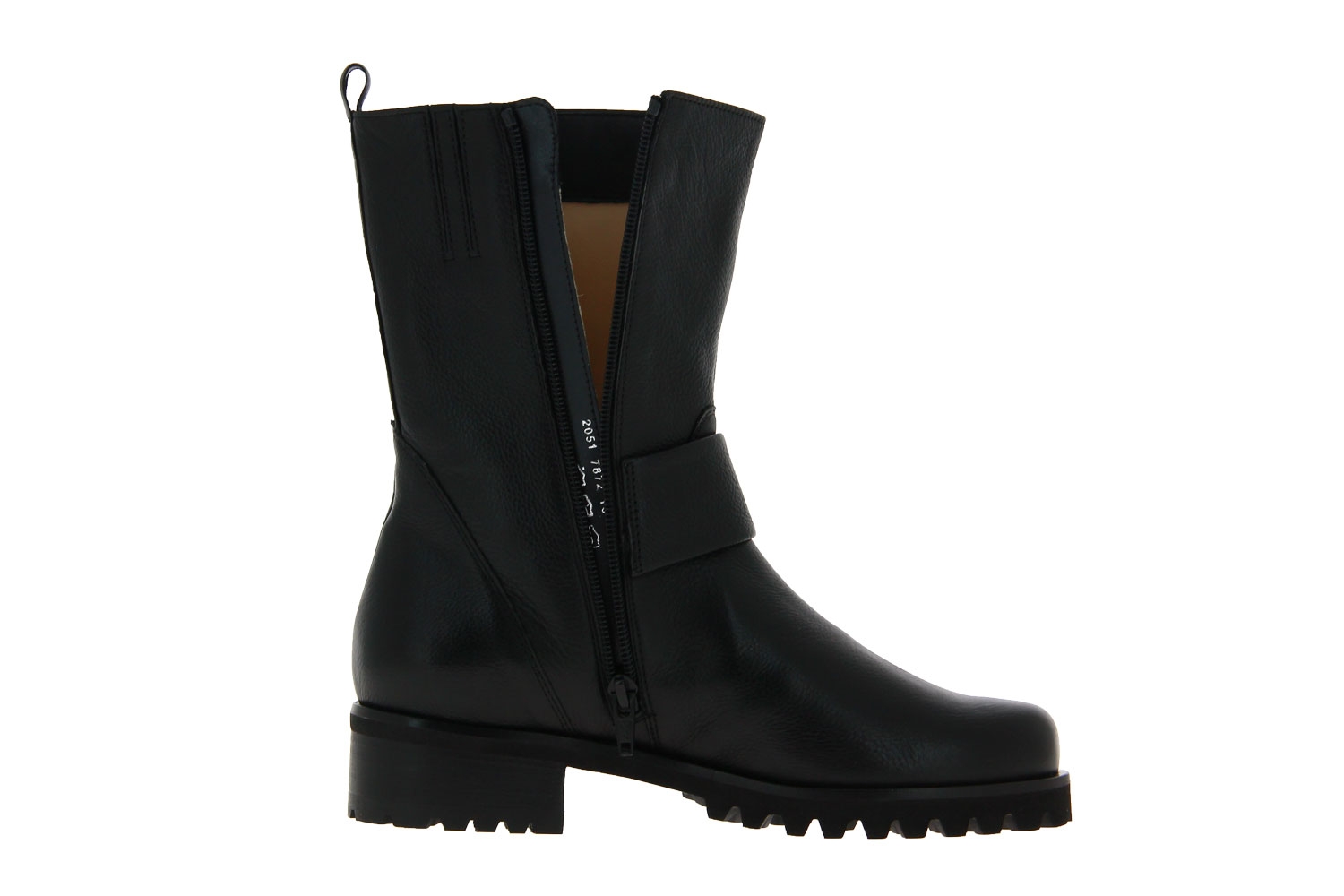 Hassia Stiefelette AMSTERDAM H-WEITE FOULARDCALF BLACK (38½)