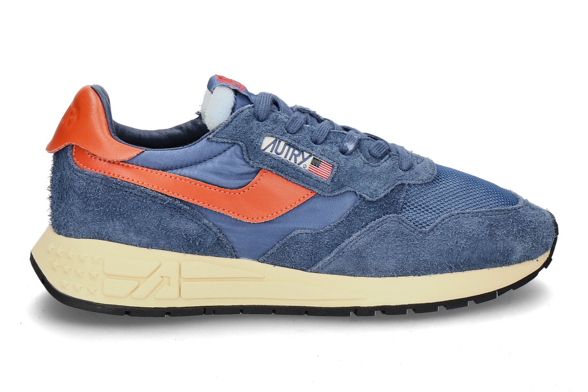 Autry Herren- Sneaker REELWIND SUEDE NYLON- esnblue/koi