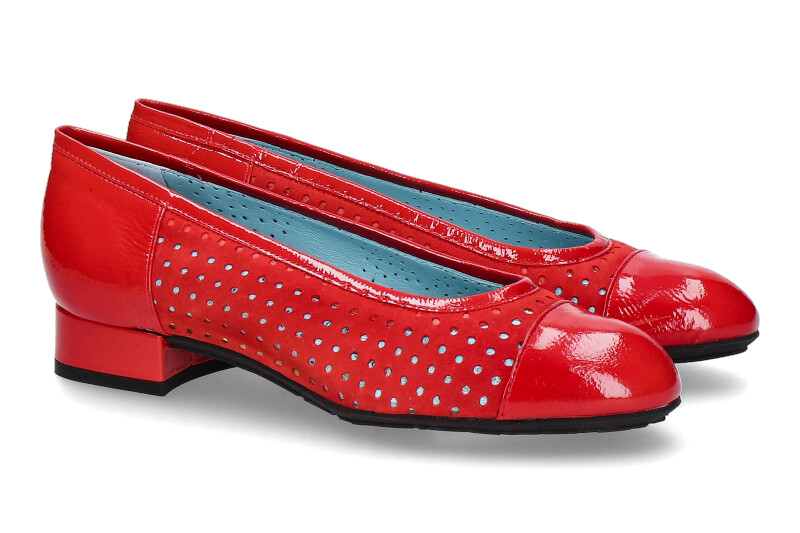 Thierry Rabotin Pumps NICEA CAMOSCIO SIGNAL RED