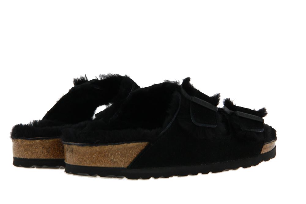 Birkenstock Pantolette gefüttert ARIZONA SCHMAL FUR BLACK (36) Birkenstock Pantolette gefüttert ARIZONA SCHMAL FUR BLACK (36)