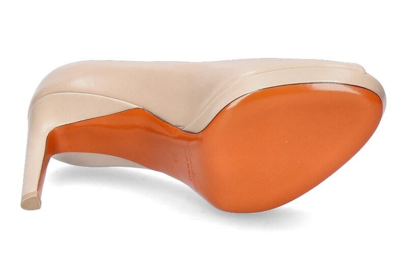 Santoni Peeptoe LEATHER BEIGE (35) Santoni Peeptoe LEATHER BEIGE (35)