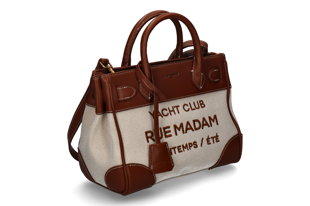 Rue Madam Handtasche RIVIERA- braun/ canvas brown