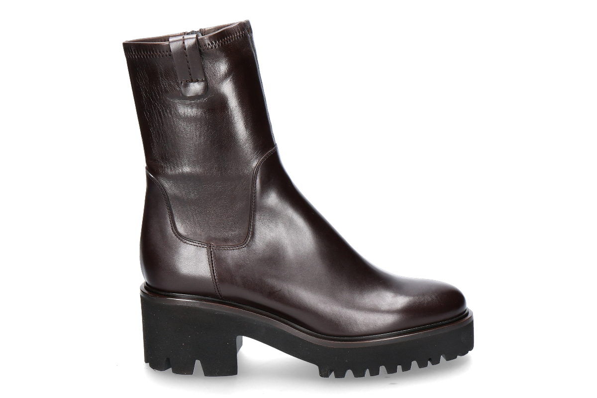 Truman's Stiefelette VITELLO STRETCH NAPPA- moro/ dunkelbraun