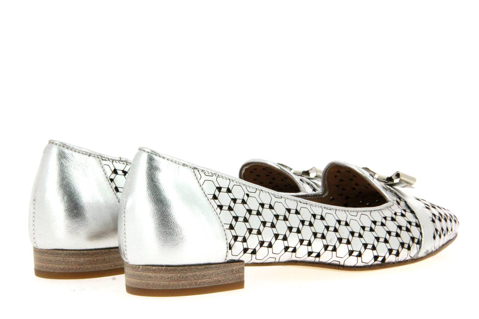 ScarpaRossa Slipper NAPPA ARGENTO LAMINATA (37 )