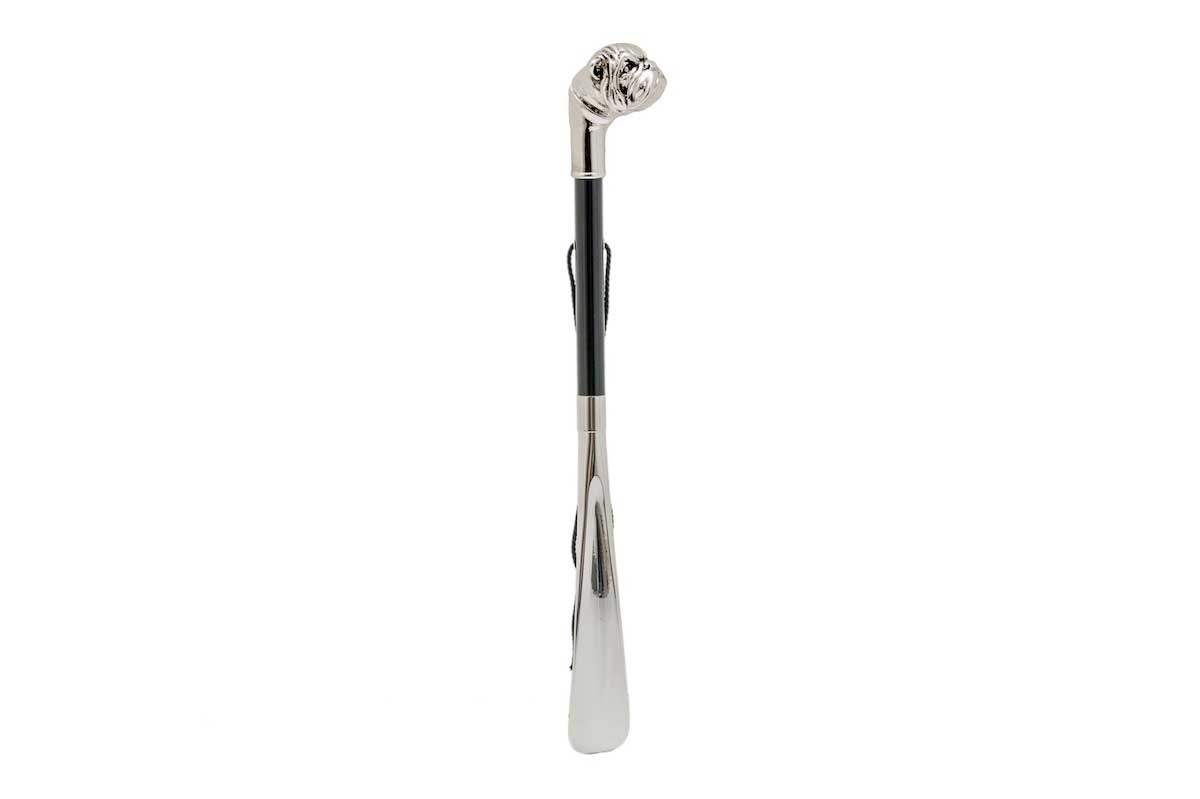 Pasotti Schuhanzieher BULLDOG- silber