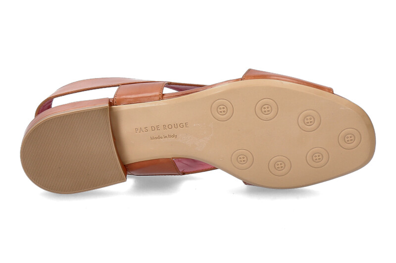 Pas de rouge Sandale FLEUR PARMA CUOIO (42½)