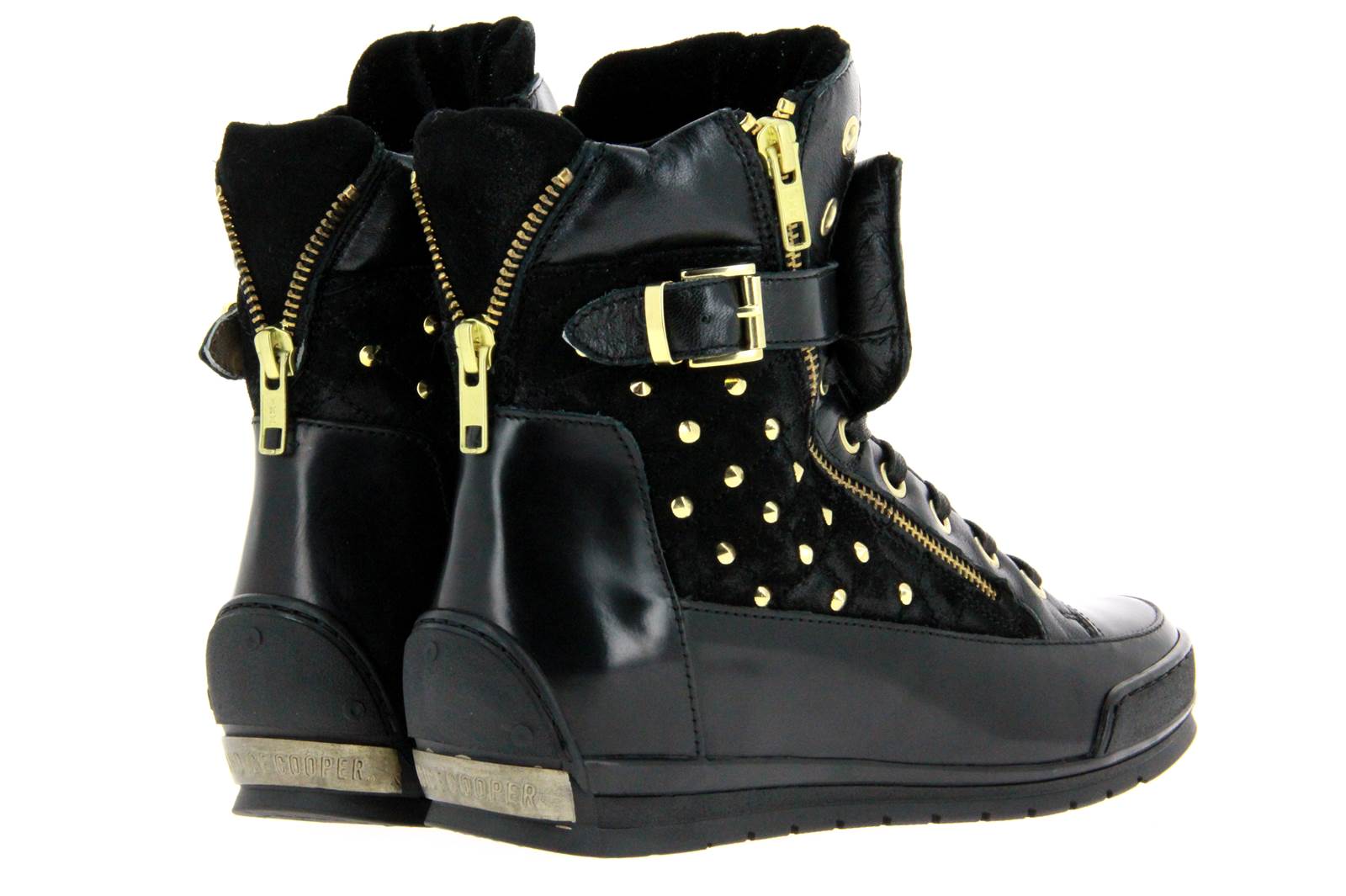 Candice Cooper Sneaker MANU CAMOSCIO NERO NAPPA NERO (37 )