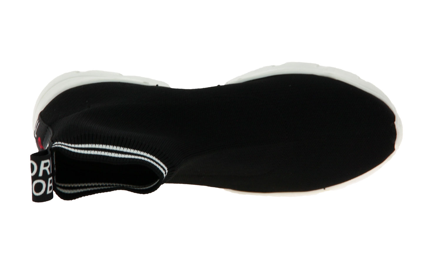 méliné Sock-Sneaker NERO BIANCO NASTRO ORIGINAL (38)