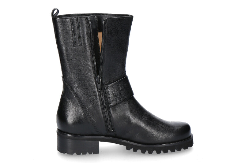 Hassia Stiefelette AMSTERDAM H-WEITE FOULARDCALF BLACK (38½) Hassia Stiefelette AMSTERDAM H-WEITE FOULARDCALF BLACK (38½)
