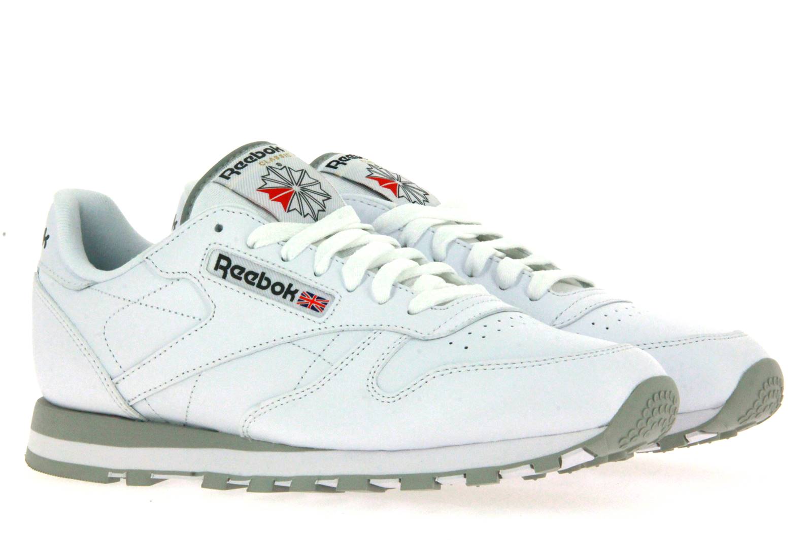 Reebok Sneaker CLASSIC LEATHER WHITE LT. GREY (46)