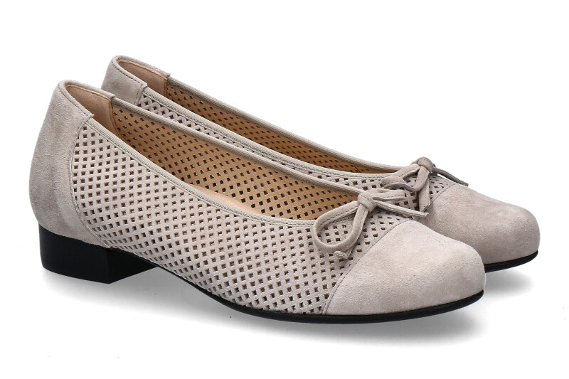 Hassia Ballerina BOLOGNA G-WEITE SAMTZIEGE DUNE (38½) Hassia Ballerina BOLOGNA G-WEITE SAMTZIEGE DUNE (38½)