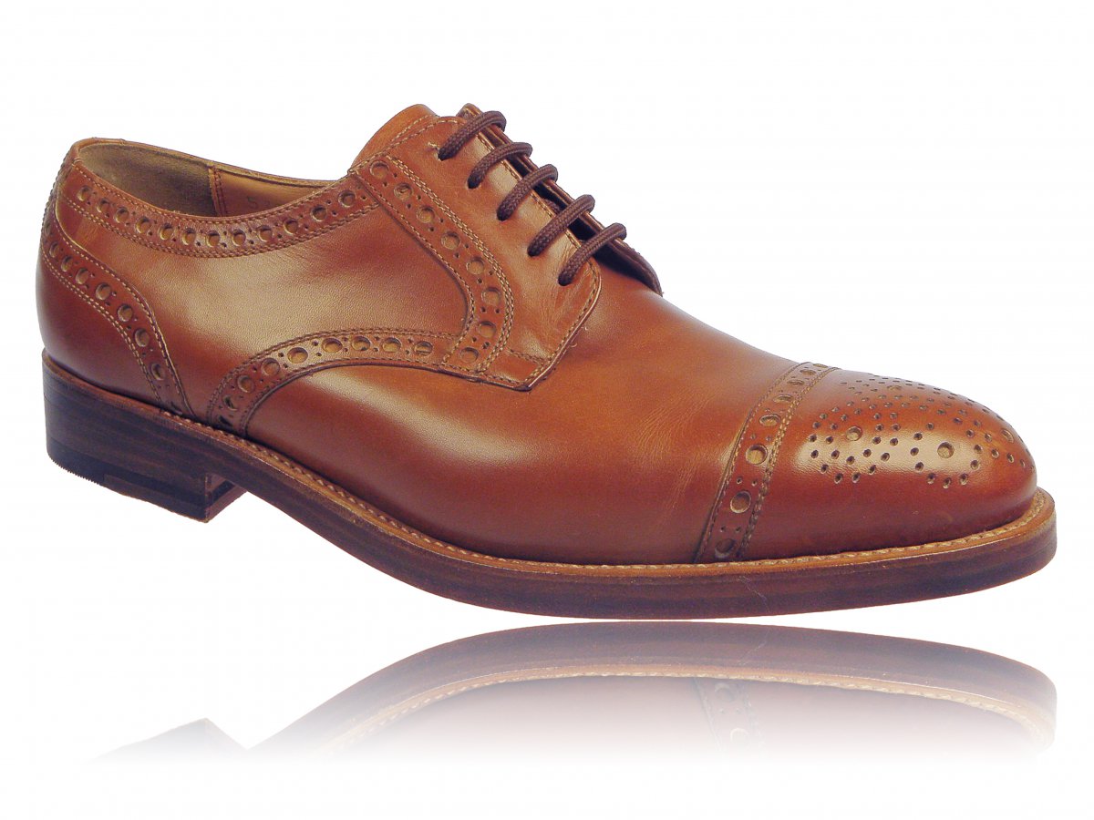 Heinrich Dinkelacker Schnürschuh LUZERN HALF BROGUE NUT-41