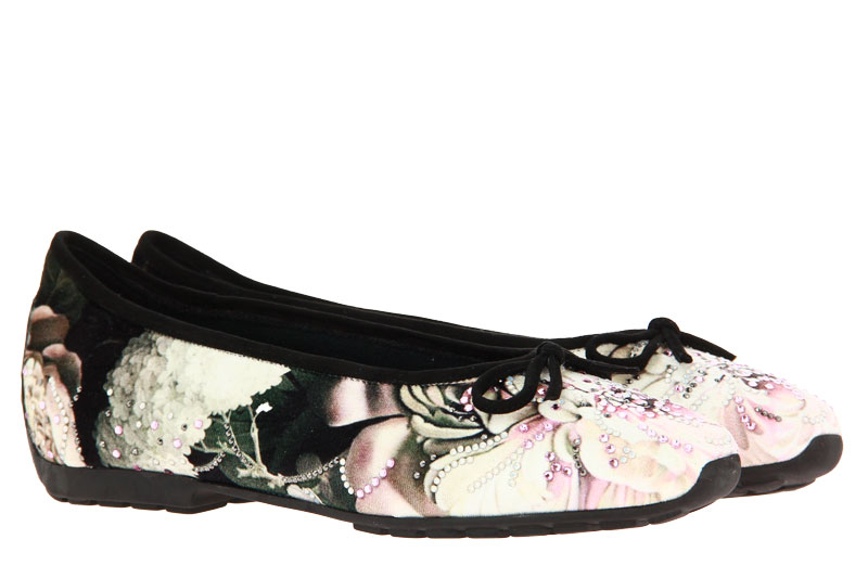 Mania Ballerina VELLUTO BIANCO CAMOSCIO NERO (37 )