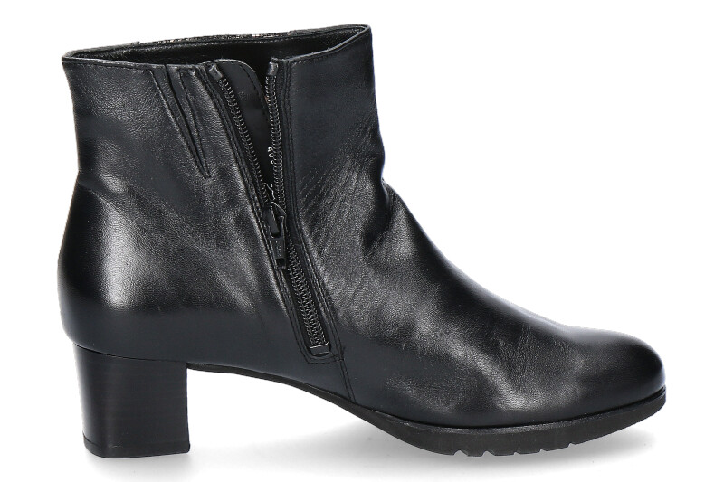 Hassia Stiefelette SEVILLA WEITE-G NAPPALUX BLACK ANTRACIT (37½)