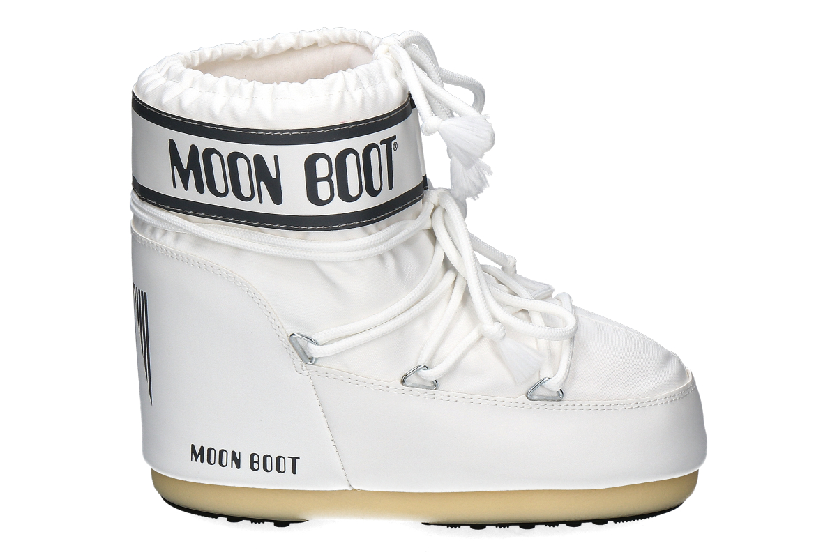 Moon Boot Damen Bootie ICON LOW NYLON - white mono / weiß