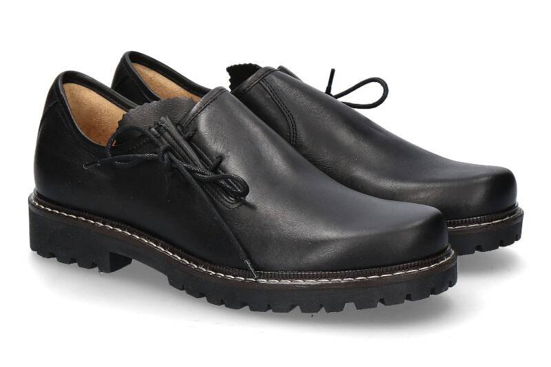 dirndl + bua Trachtenschuh PANIOLO SCHWARZ