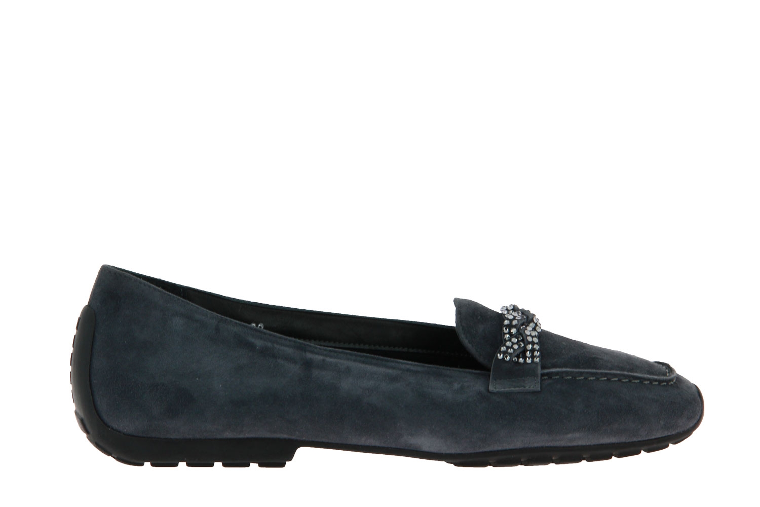 Mania Slipper gefüttert CAMOSCIO LONDRA STRASS SILVER (38)