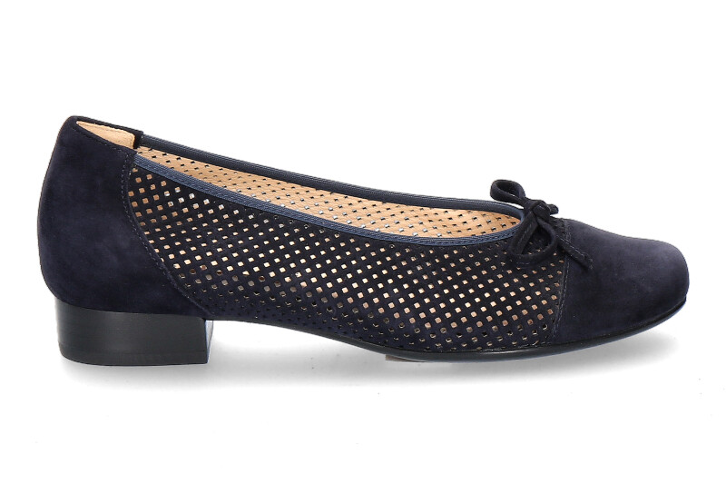 Hassia Ballerina BOLOGNA G-WEITE SAMTZIEGE BLUE (38½) Hassia Ballerina BOLOGNA G-WEITE SAMTZIEGE BLUE (38½)
